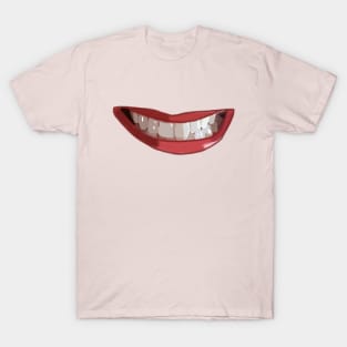 Lips with Rose Pink Lipstick T-Shirt